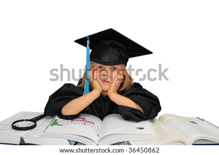 stock-photo-cute-little-girl-in-a-graduation-dress-is-tired-of-studying-36450862.jpg