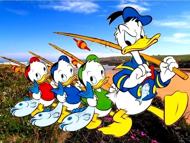 Disney-Summer-Donald-Duck-and-Ducklings-Gang-Wallpaper.jpg