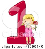 1090140-Clipart-School-Girl-Holding-1-Flower-With-Number-One-Royalty-Free-Vector-Illustration.jpg